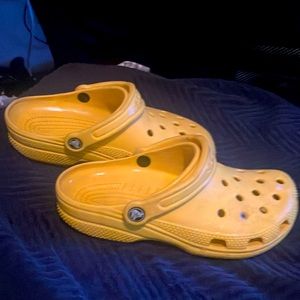 Yellow crocs